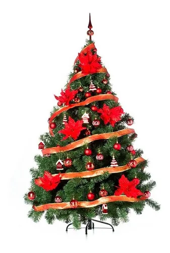 Producto Arbolito Navidad Montañes Deluxe 1.80mts Con Adornos Kit X60 Imagen