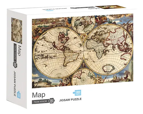 Producto Puzzle 1000 Pzs Mapamundi Antiguo 88319 1979870 Shine Imagen