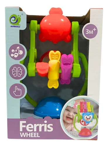 Producto Sonajero Giratorio Estimulable Didactico Y Con Sonido Color Rojo Diseño Calesita Imagen