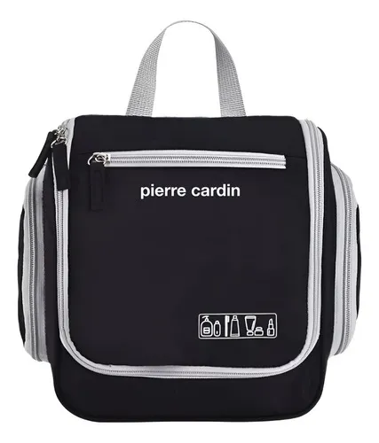 Producto Neceser Cartuchera Porta Cosméticos Organizador Viaje Bolso Color Negro Imagen