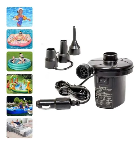 Producto Inflador Eléctrico 12v Para Bote Colchones Inflable Camping Imagen