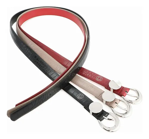Producto Cinturon Mujer Cinto Vestir Casual Moda Eco Cuero Pu Imagen