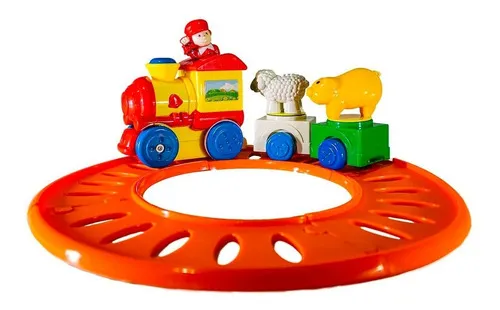 Producto Tren Musical Con Vagones Animales Y Luces Juguete Para Bebes Imagen