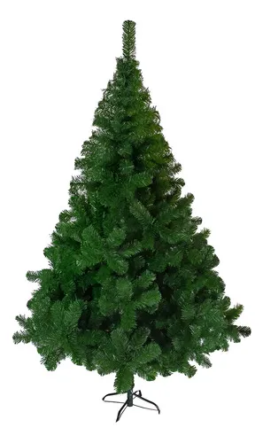 Producto Árbol De Navidad Arbolito Pino Tronador De Lujo 2.10mts Base Metálica Imagen