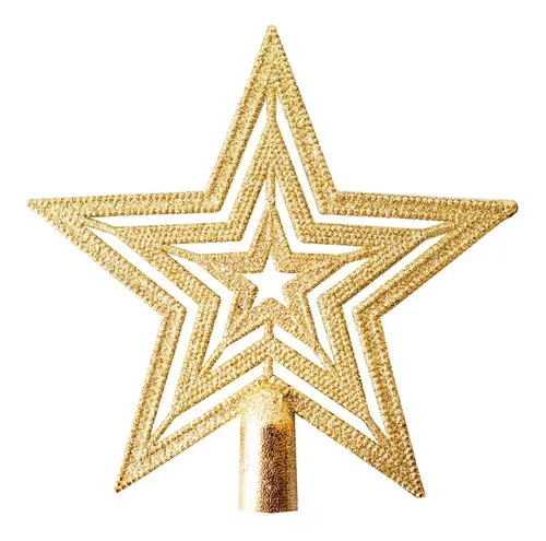 Producto Puntal Estrella Para Arbol De Navidad 19cm Imagen