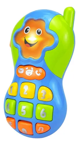 Producto Telefono Juguete Celular Sonidos Luces Y Melodias Para Bebe Color Blanco Imagen