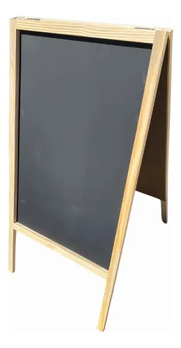 Producto Pizarra Pizarrón Doble Pizzarrón Para Cartel 1,20 X 0,60 Imagen