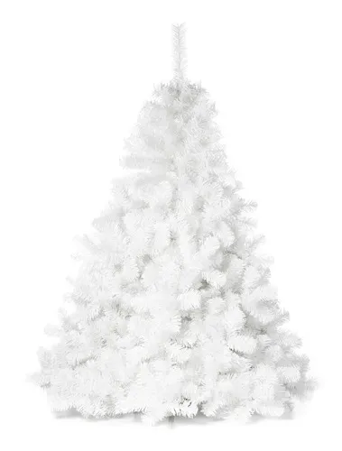 Producto Arbol De Navidad Extra Lujo Patagonia Blanco 1,30 Mts Con Base Metálica Imagen