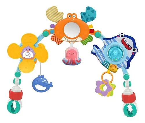 Producto Móvil Para Bebés Love 4090 Cuna Musical Multiuso Encastre Universal Color Bichitos Imagen