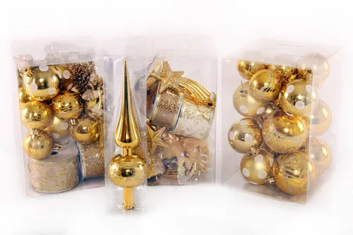 Producto Kit Adornos Navidad Oro 72 Piezas - Envío Gratis! Imagen