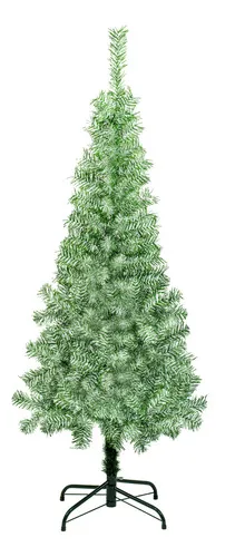 Producto Árbol De Navidad Arbolito Slim Nevado 1.50mts Base Metal Imagen