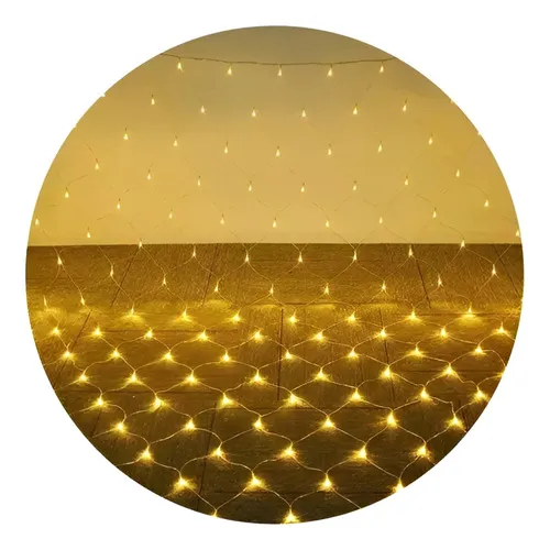 Producto Luces Navidad Red X96 Led Luz Calida 3mts Con Enchufe Luces Cálido Imagen