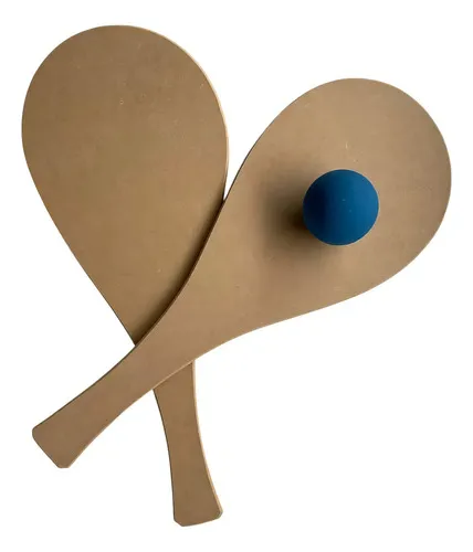 Producto Raqueta Control Expreso Polar Pelota Paleta Playera Madera Redonda Imagen