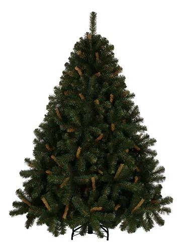 Producto Árbol De Navidad Alpino 1.5mts Base Metálica Color Verde Imagen