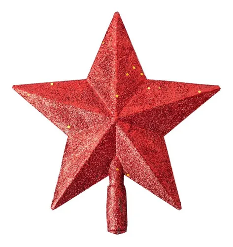 Producto Estrella Puntal Dorado 25cm Para Arbol De Navidad  Imagen