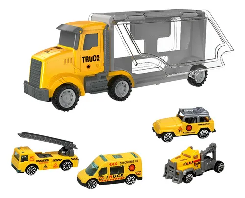 Producto Juguete Camion Mosquito Valija Porta Autos Policía Bombero Imagen