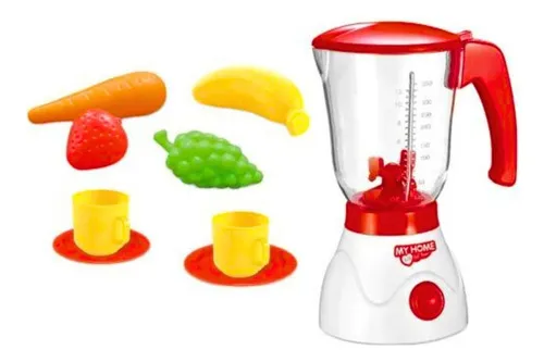 Producto Juego De Cocina Infantil: Licuadora Roja Con Frutas Y Más Imagen