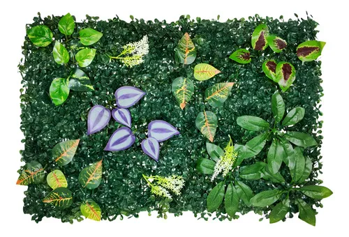 Producto Jardín Vertical Artificial Flores Interior Exterior 40x60 Imagen