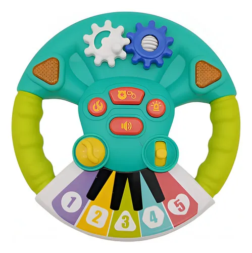 Producto Volante Musical Didactico Con Luces Juguete Para Bebes  Imagen