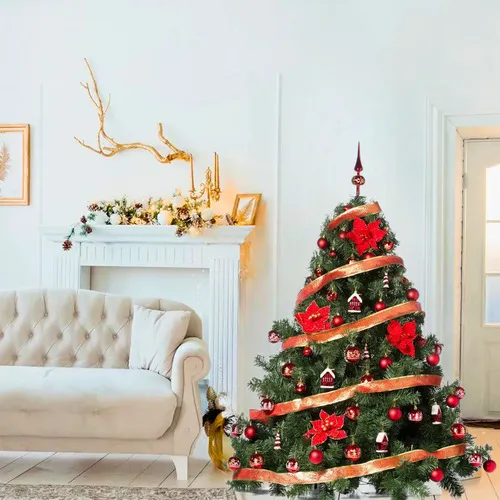 Producto Arbol Navidad Extra Lujo Patagonia 1.50mts Con Adornos X60 Imagen