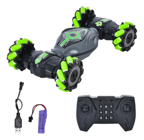 Producto Auto Control Remoto Luces Led Vehículo Acrobático Giro 360° Imagen