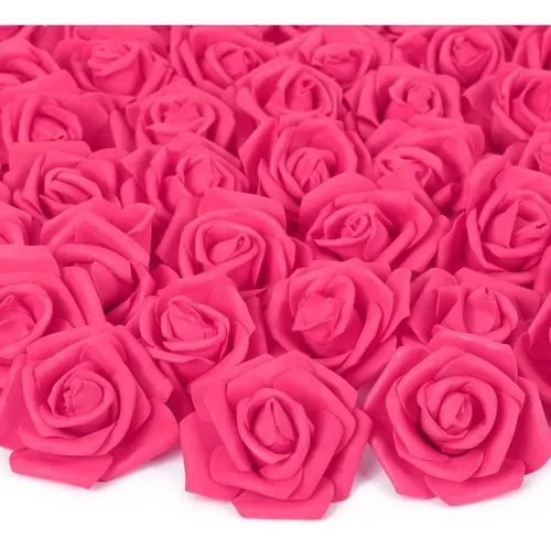 Producto Mini Rosas Flores Artificiales Decoracion Pack X100 Imagen