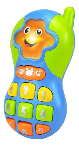 Producto Telefono Juguete Celular Sonidos Luces Y Melodias Para Bebe Color Blanco Imagen