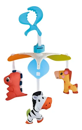 Producto Móvil Cunero Animales Expreso Polar Cuna Cochecito Bebé Happy Baby Multicolor Imagen