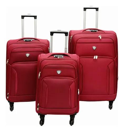 Producto Valija Semi Rigida Set X3 Grande Mediana Carry On (28 24 20) Imagen