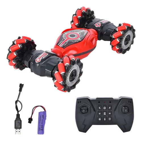 Producto Auto Control Remoto Luces Led Vehículo Acrobático Giro 360° Imagen