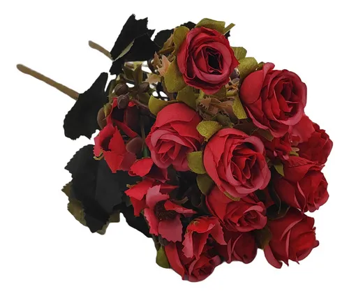 Producto Ramo De Flores Artificiales Secas Decoracion Vintage X4 Imagen