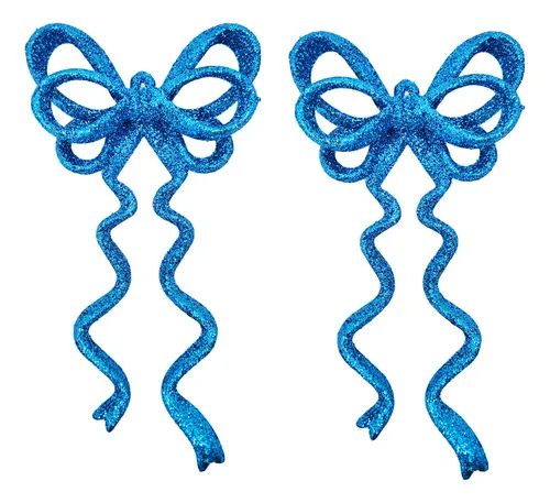 Producto Adorno Navideño Colgante Moño X2 Decoración Navidad Imagen