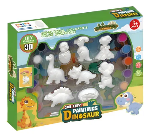 Producto Kit De Figuras De Yeso Para Pintar Expreso Polar 3d Infantil Arte Niños Blanco Imagen