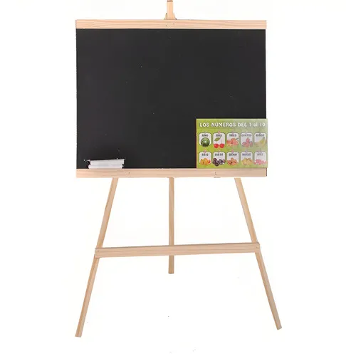 Producto Pizarra Infantil Atril Para Niños Pizarron Mini 50cm + Tizas Imagen