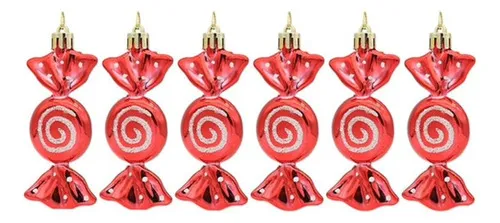 Producto Adornos Navidad Caramelos Colgante Navideño Decoración X2 Imagen