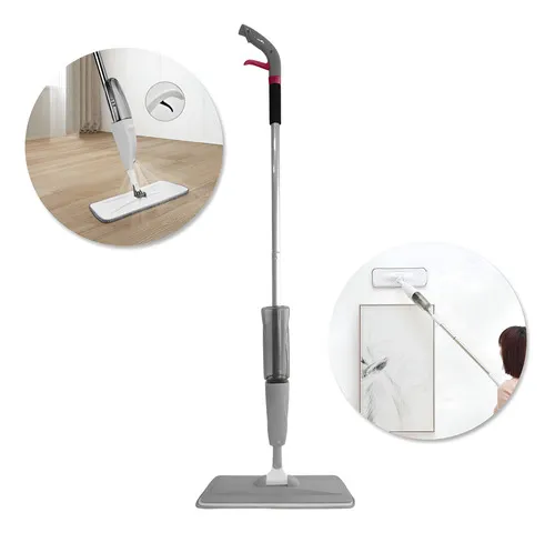 Producto Mopa Plana Microfibra 360 Spray Trapeador De Piso C/rociador Imagen