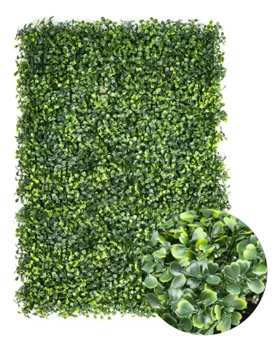 Jardin Vertical Muro Verde X10 Unidades Deco Artificial Verde