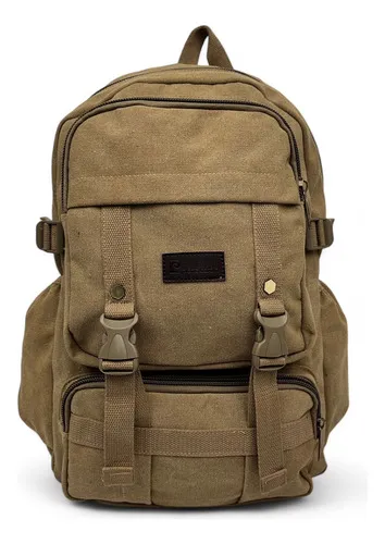 Producto Mochila Vintage Lona Moda Urbana Universitaria Escolar Imagen